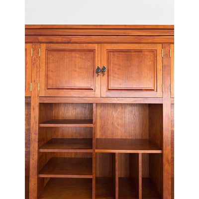 Homestead Heritage Solid Cherry Executive Hutch Desk