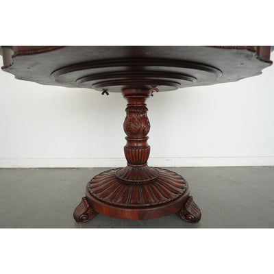 Jonathan Charles Finely Inlaid Mahogany Centre Table