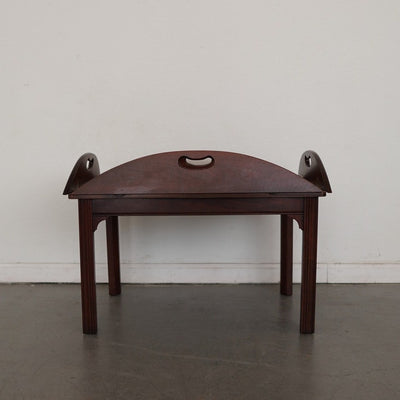 Vintage Baker Furniture Mahogany Butler’s Tray Coffee Table