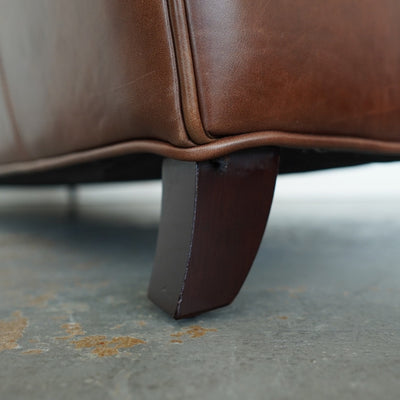 Ballard Designs Wynne Leather Sofa