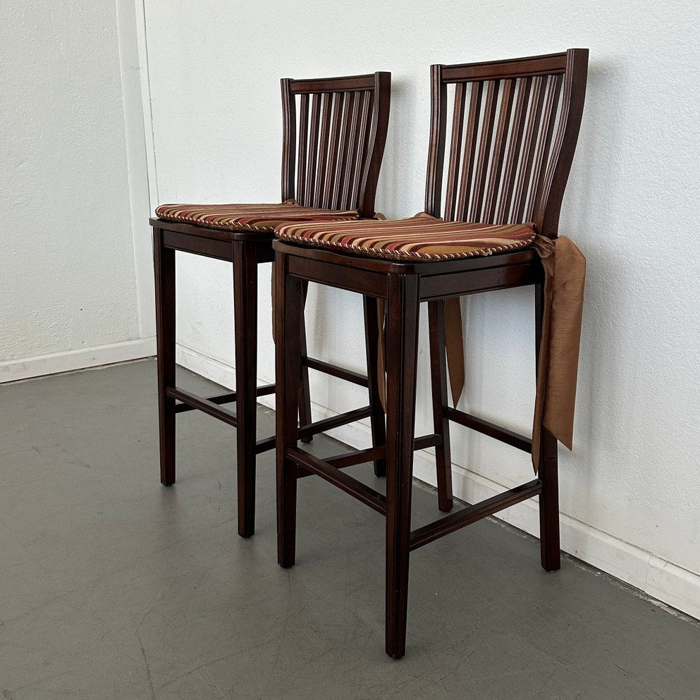 Pier 1 Slat-Back Barstool (Set of 2)