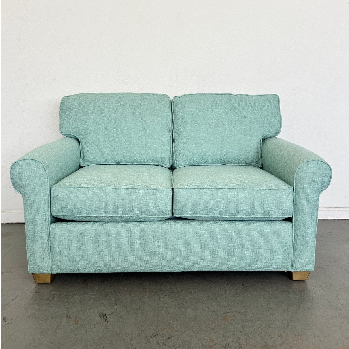 My Coastal Home Aqua Blue Coastal Loveseat