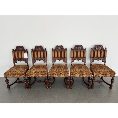 Italian Antique Dining Chairs (Set of 5)