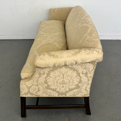 Vintage Chippendale Camelback Sofa