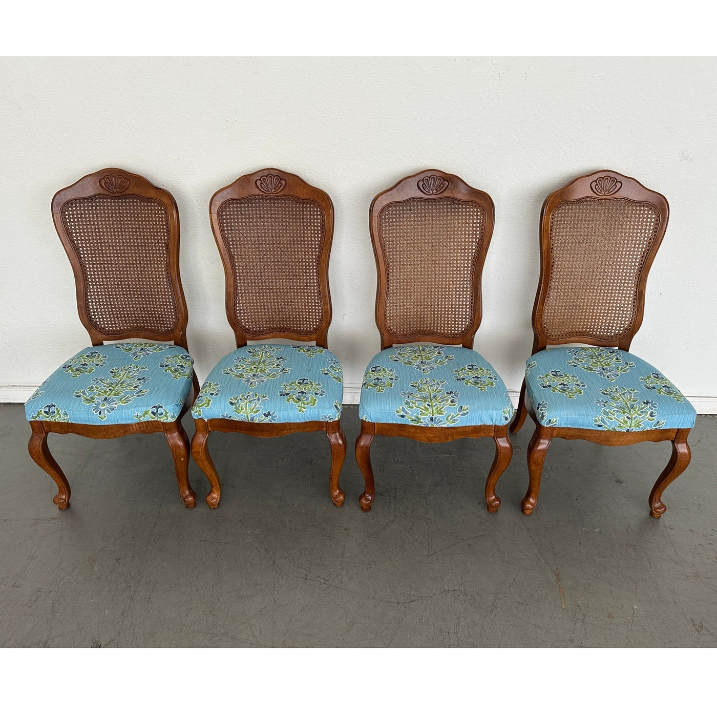 Vintage Stanley Furniture Louis XV Style Dining Chairs (Set of 4)
