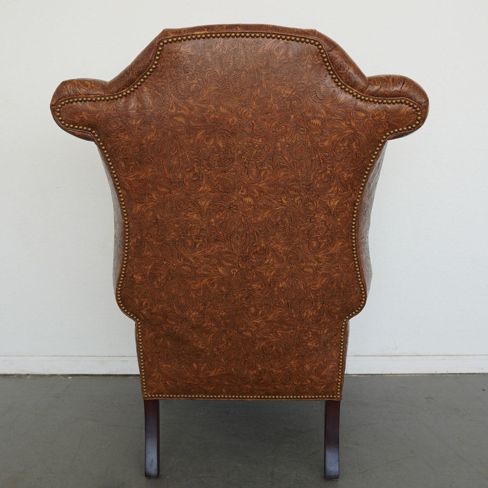 Hancock & Moore George III Tufted Wing Chair