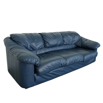 Vintage Viewpoint Leather Works Leather Sofa