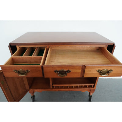 Vintage Tell City Young Republic Tea Cart