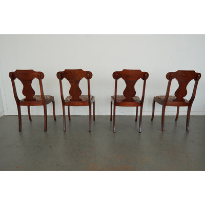 Vintage Pennsylvania House Cherry Gondola Style Dining Chairs (Set of 8)