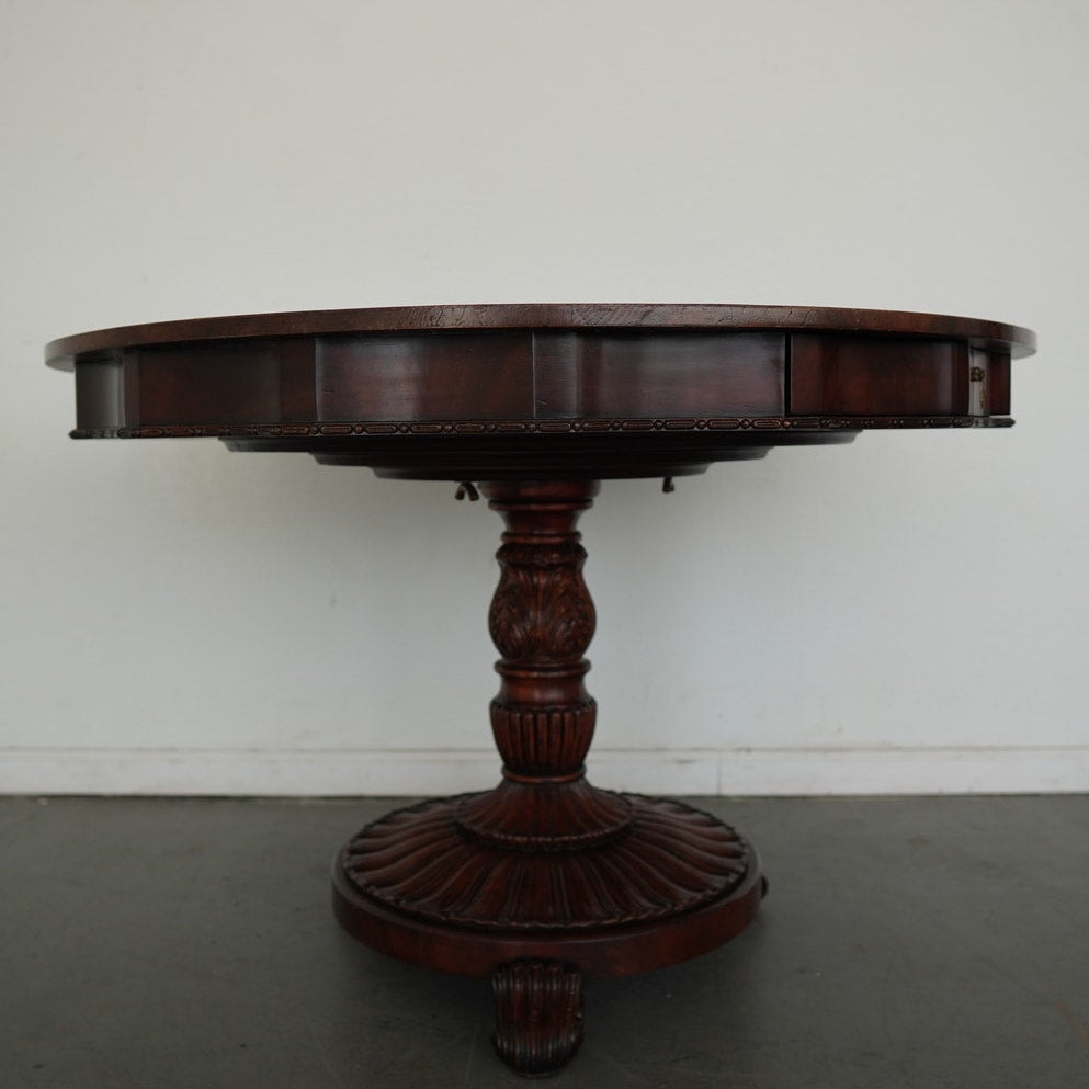 Jonathan Charles Finely Inlaid Mahogany Centre Table