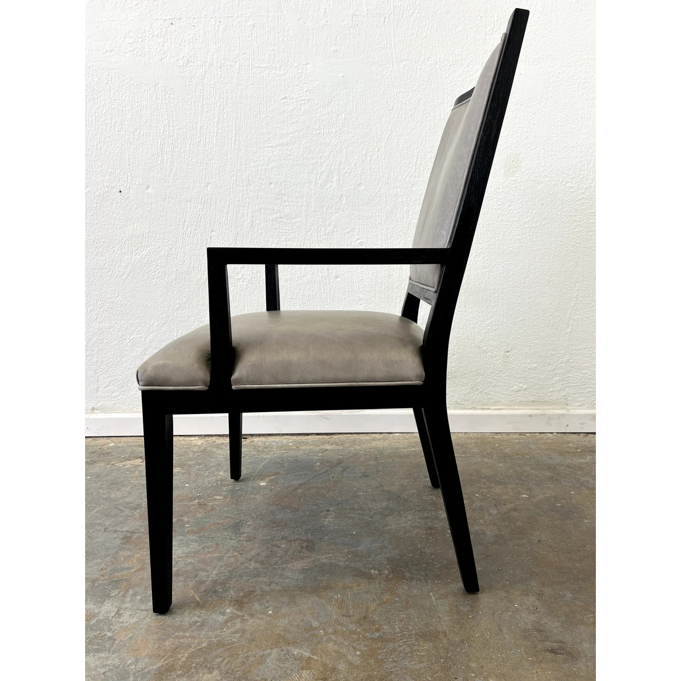 Restoration Hardware French Contemporary Leather Armchairs