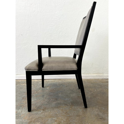 Restoration Hardware French Contemporary Leather Armchairs