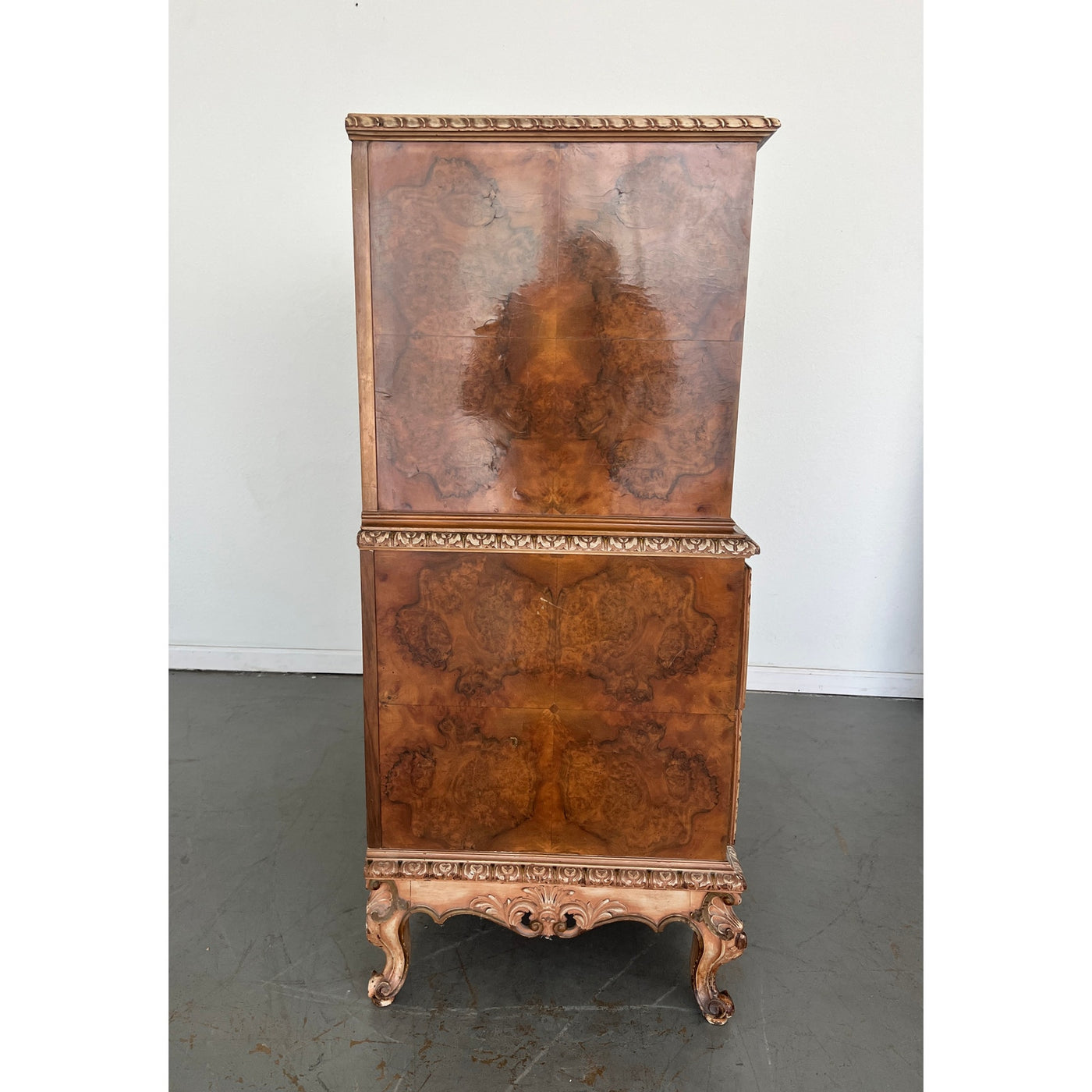 Antique French Rococo Revival Tallboy Chest