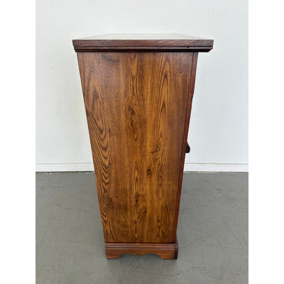 Vintage Broyhill Lenoir House 5-Drawer Oak Dresser