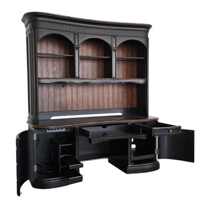 Hooker Furniture Seven Seas Executive Desk with Hutch