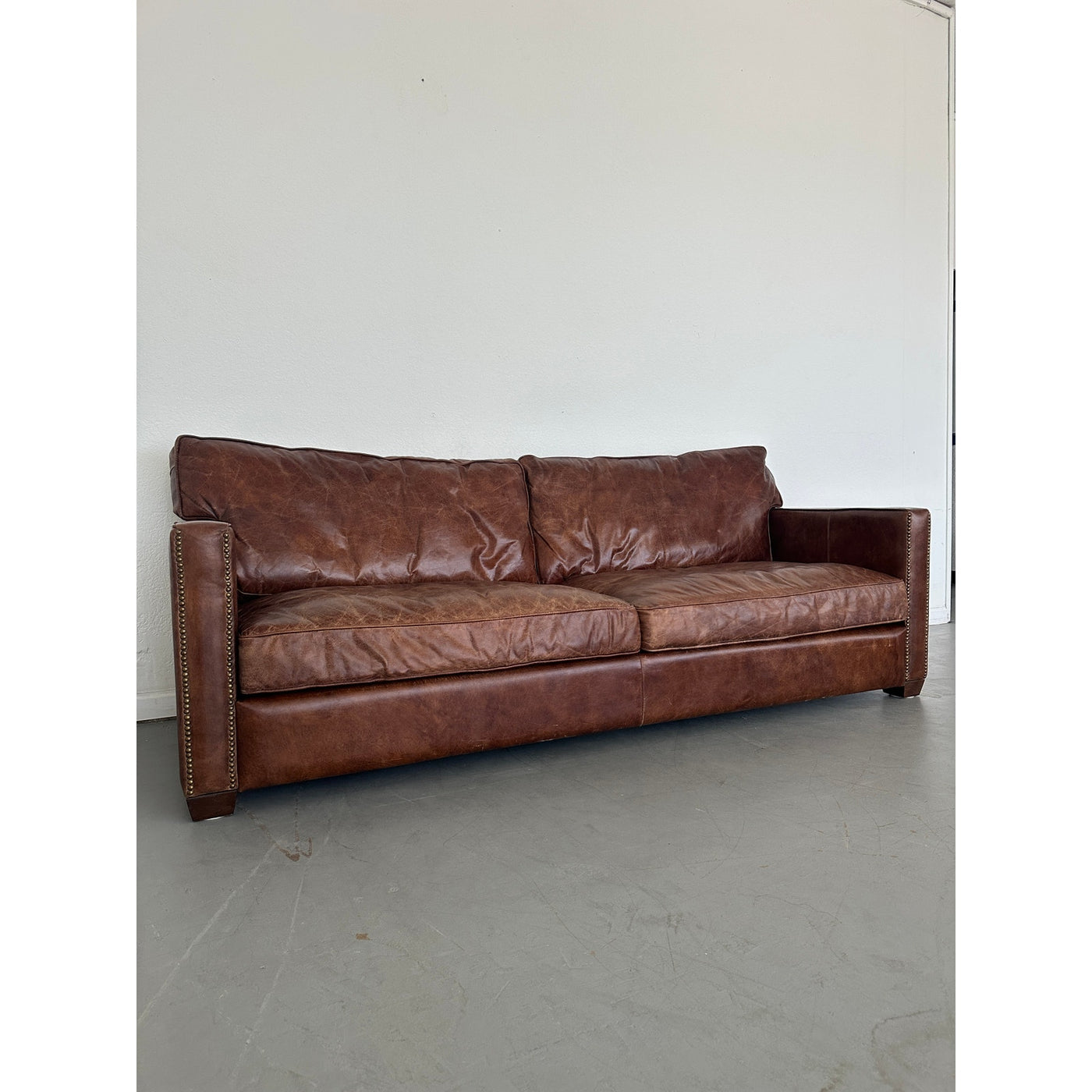 Four Hands Larkin Leather Sofa