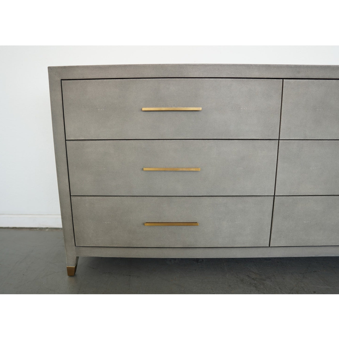 Restoration Hardware Graydon Shagreen 6-Drawer Dresser