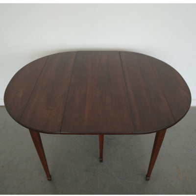 Vintage Mahogany Drop-Leaf Dining Table