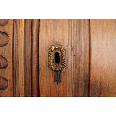Antique Pine Corner Cabinet