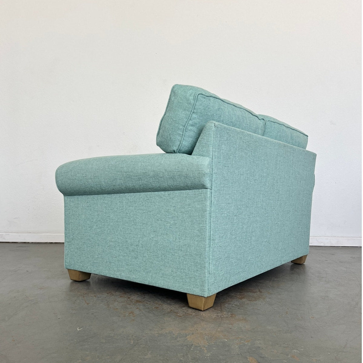 My Coastal Home Aqua Blue Coastal Loveseat