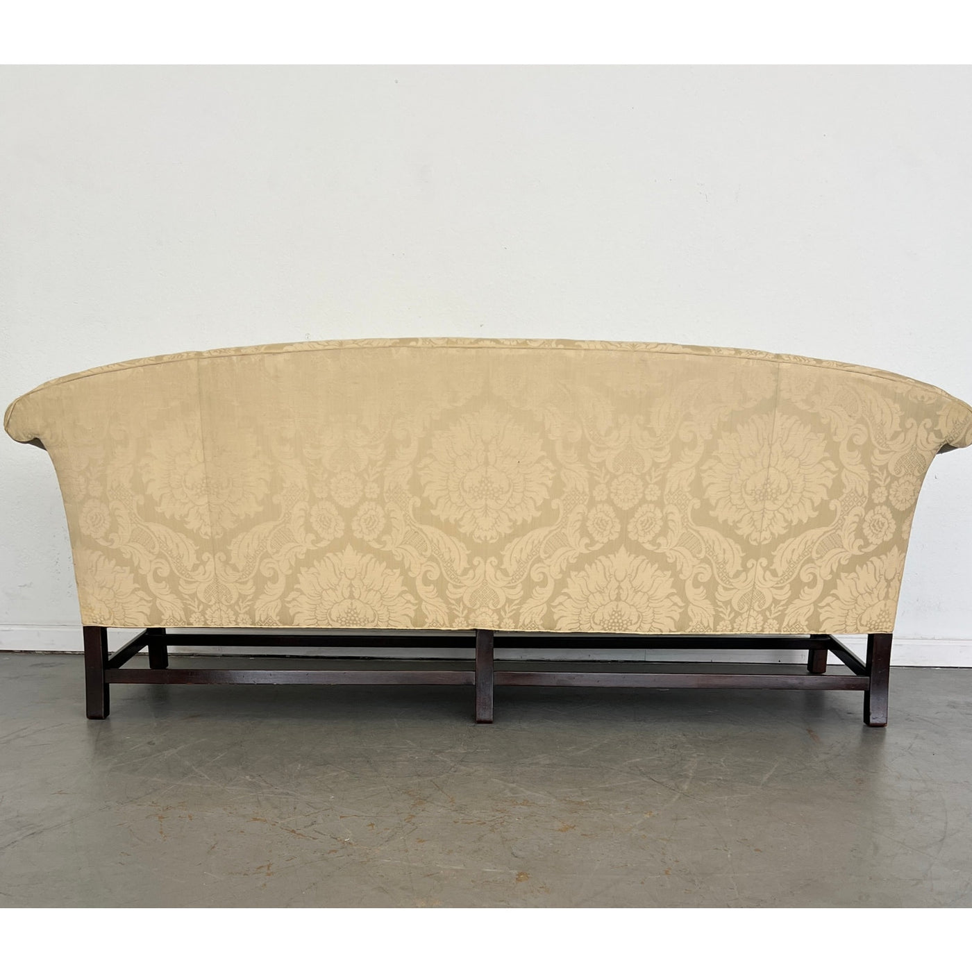 Vintage Chippendale Camelback Sofa