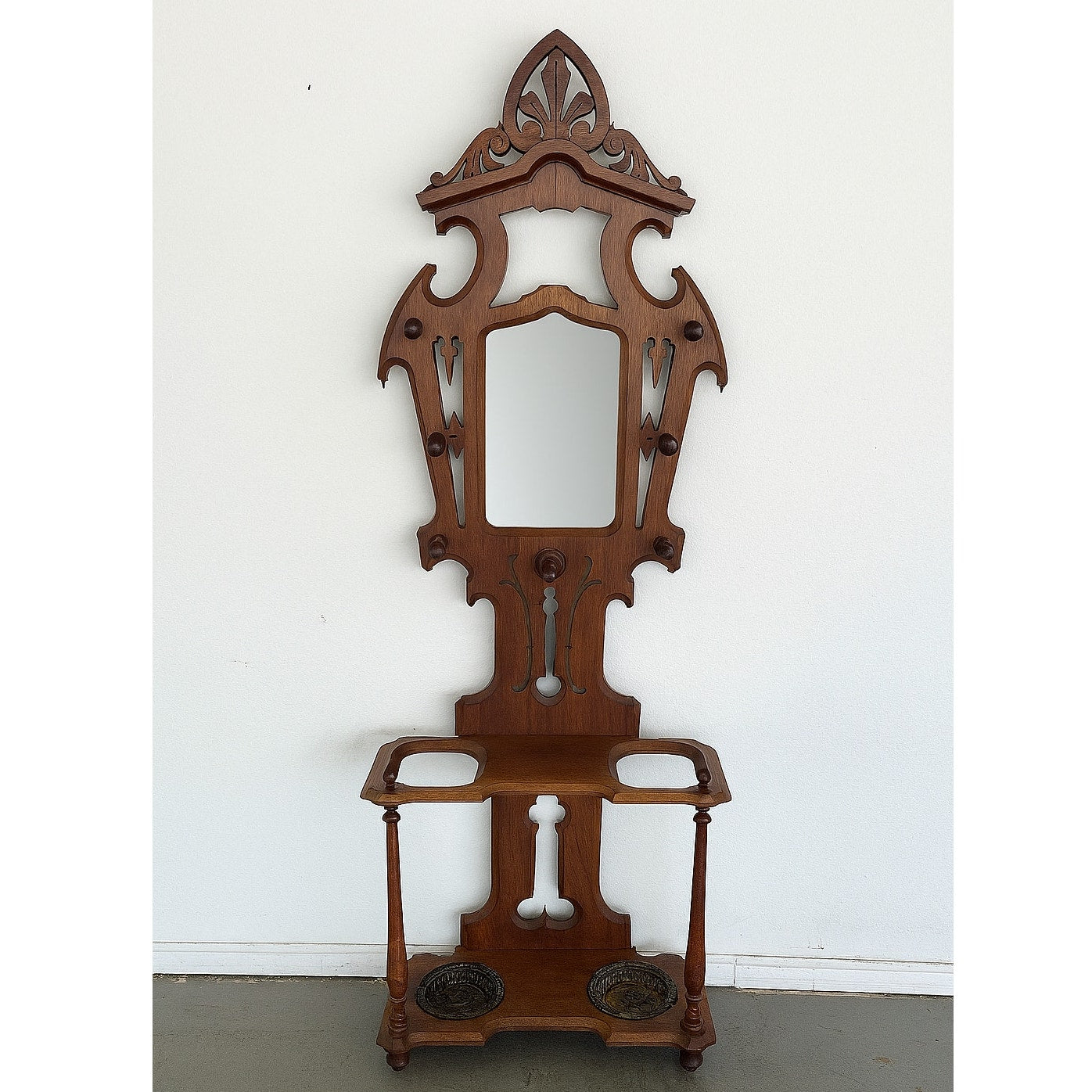 Antique Eastlake Victorian Hall Tree