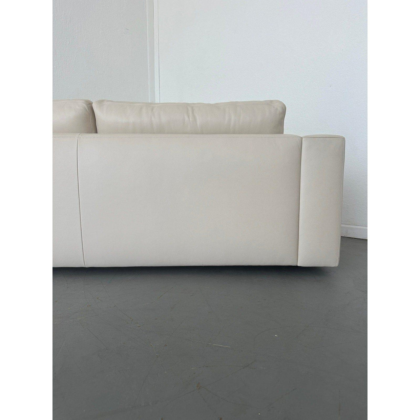 Design Within Reach Reid Leather Sofa