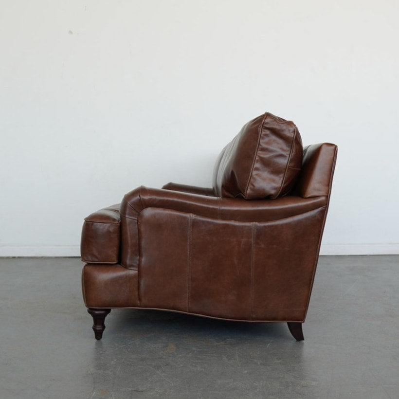 Ballard Designs Wynne Leather Sofa