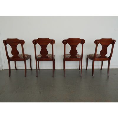 Vintage Pennsylvania House Cherry Gondola Style Dining Chairs (Set of 8)