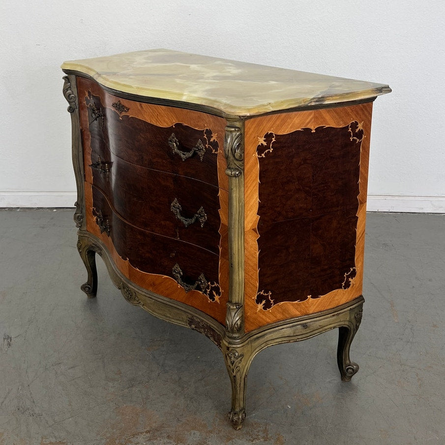 Vintage Louis XV-Style Secrétaire à Abattant