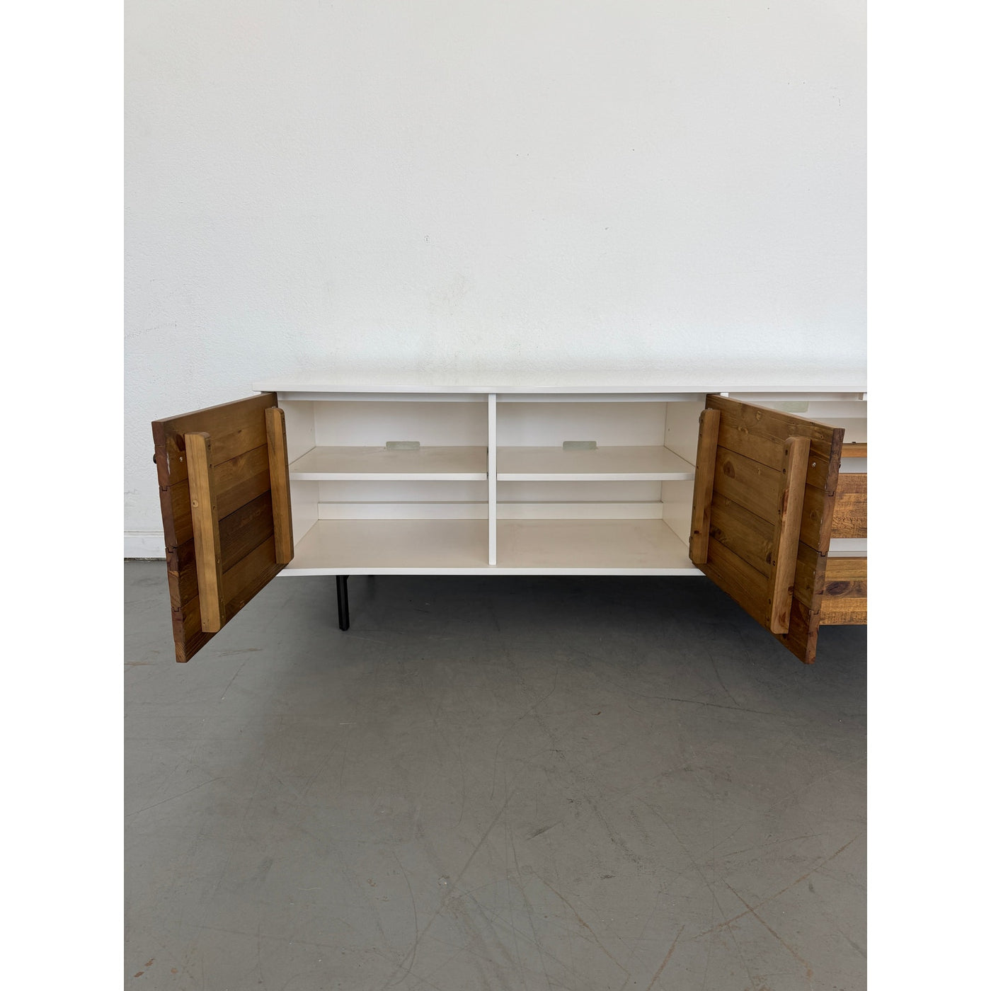 West Elm Reclaimed Wood and Lacquer Media Console
