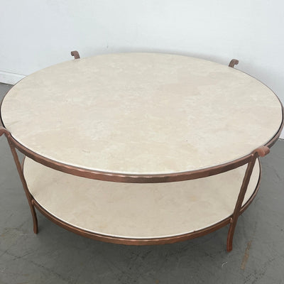 Serena & Lily St. Germain Stone Coffee Table