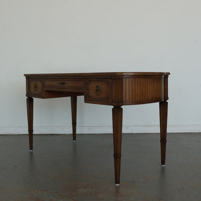 Baker Furniture Leather Top Plat Desk