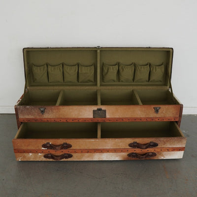 Timothy Oulton Cowhide Harrow Trunk