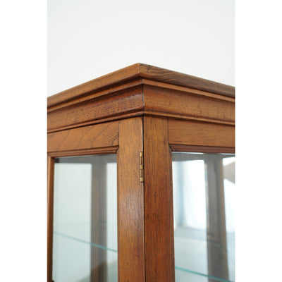 Lighted Curio Cabinet with Glass Doors
