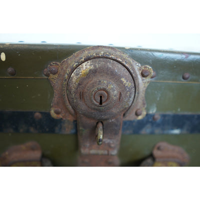Vintage Military-Style Trunk
