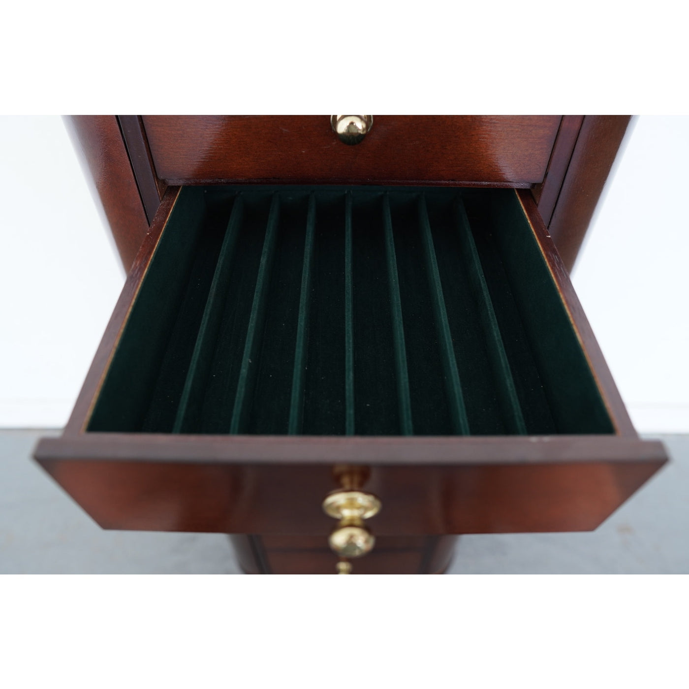 Powell Mahogany Finish Jewelry Armoire