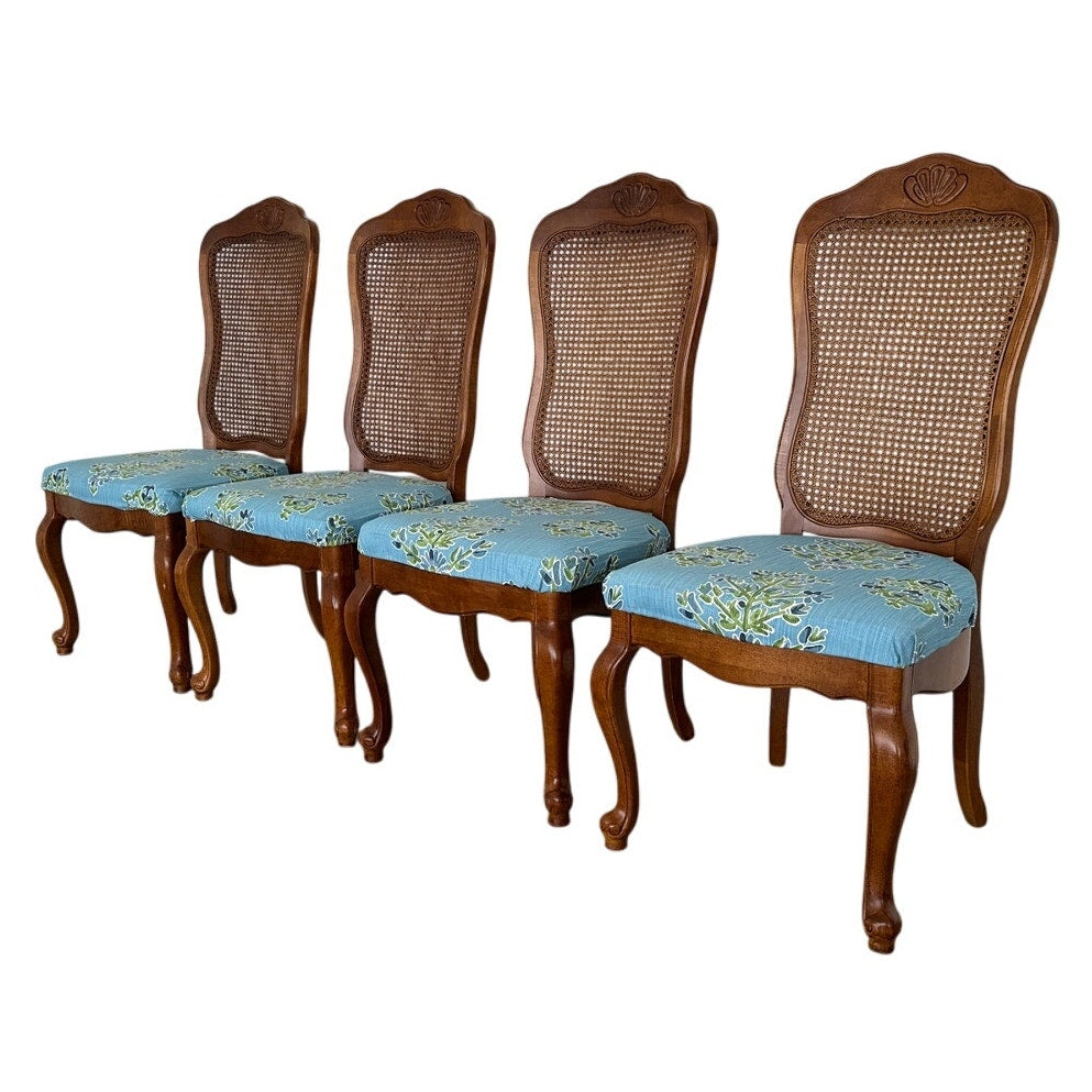 Vintage Stanley Furniture Louis XV Style Dining Chairs (Set of 4)