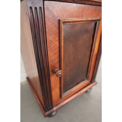 Antique Walnut Bedside Cabinet