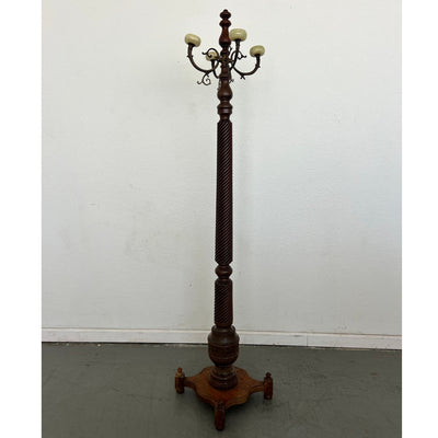 Antique German Barley Twist Hall Tree