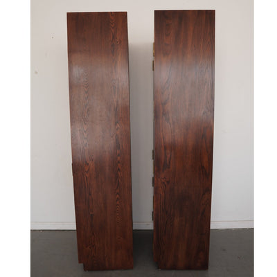 Vintage Henredon Scene One Armoire Cabinet (Set of 2)