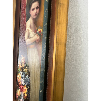 Manaz Limited Edition Wall Art – “Girl with Flowers”