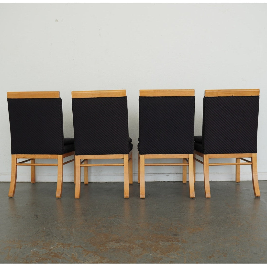 Baker Furniture Art Deco Primavera Extension Dining Table & Chairs (Set of 9)