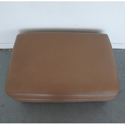 Design Within Reach Reid Leather Sofa & Ottoman