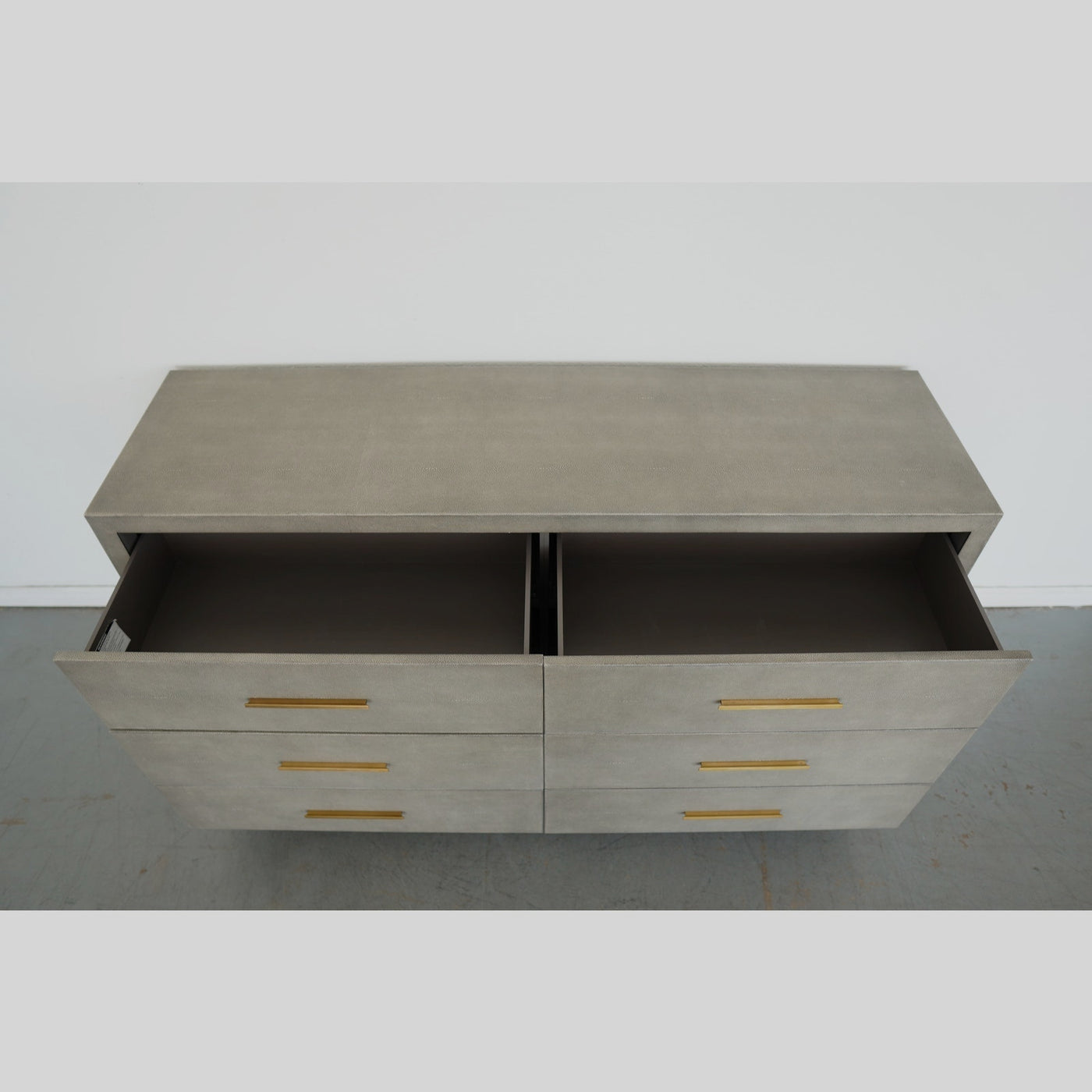 Restoration Hardware Graydon Shagreen 6-Drawer Dresser