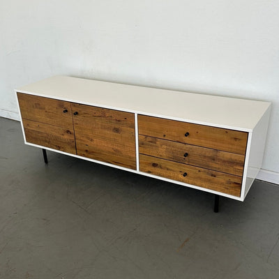 West Elm Reclaimed Wood and Lacquer Media Console