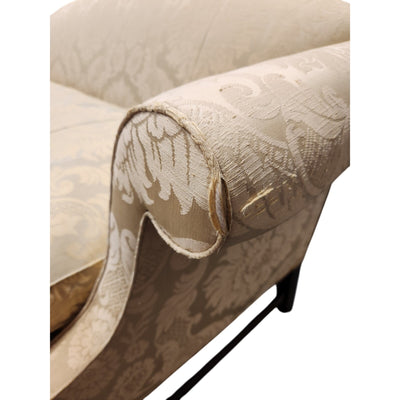 Vintage Chippendale Camelback Sofa