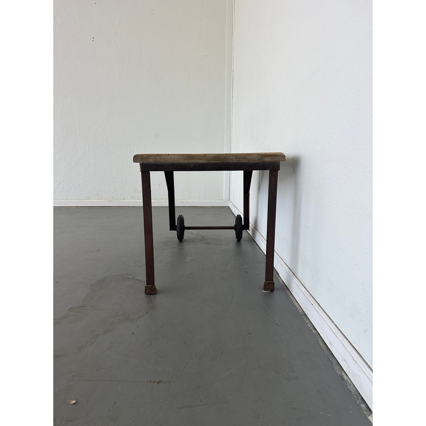 Antique Industrial Rolling Table