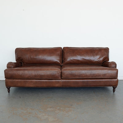 Ballard Designs Wynne Leather Sofa