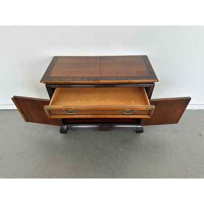 Vintage Broyhill Ming Dynasty Premier Collection Flip-Top Buffet Bar Cabinet